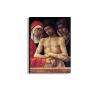 Artopweb EarthArt Materic 80 × 60 cm Tableau matériel 3D effet pinceau léger prêt à accrocher décoration maison art design italien écologique - Pieta II de Bellini Giovanni