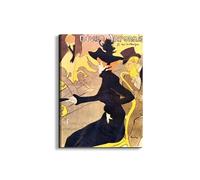 Artopweb EarthArt Materic 80 × 60 cm Tableau matériel 3D effet pinceau léger prêt à accrocher décoration maison art design italien écologique - Diva Japonais de Toulouse-Lautrec