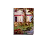 Artopweb EarthArt Materic 80 × 60 cm Tableau matériel 3D effet pinceau léger prêt à accrocher décoration maison art design italien écologique - House in Rueil di Manet Édouard