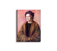 Artopweb EarthArt Materic 80 × 60 cm Tableau matériel 3D effet pinceau léger prêt à accrocher écologique - Portrait of Albrecht Dürer the Elder par Albrecht Dürer