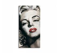 Artopweb EarthArt Plain 100 × 50 cm Cadre Fine Art Mat Anti-Réflexe Léger Prêt à Suspendre Décoration Maison Art Design Italien Eco-Friendly - Homage to Marilyn Vertical d'Art Studio