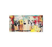 Artopweb EarthArt Plain 50 × 100 cm Cadre Fine Art Mat Anti-Réflexe Léger Prêt à Suspendre Décoration Maison Art Design Italien Eco-Friendly - Abstract Models of Art Studio