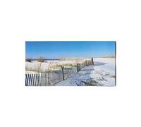 Artopweb EarthArt Plain 50 × 100 cm Cadre Fine Art Mat Anti-Réflexe Léger Prêt à Suspendre Décoration Maison Art Design Italien Eco-Friendly - Beach Breezy par Art Studio