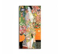Artopweb EarthArt Plain 50 × 100 cm | Tableau Fine-Art mat anti-reflet, léger et prêt à accrocher | Décoration maison Art Made in Italy Eco-Friendly - The dancer de Klimt Gustav