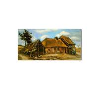 Artopweb EarthArt Plain 50 × 100 cm Tableau Fine-Art Mat Anti-Réflexe Léger Prêt à Suspendre Décoration Maison Art Design Italien Eco-Friendly - Stooping Woman de Van Gogh Vincent