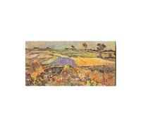 Artopweb EarthArt Plain 50 × 100 cm Tableau Fine-Art Mat Anti-Réflexe Léger Prêt à Suspendre Décoration Maison Art Design Italien Eco-Friendly - At Auvers de Van Gogh Vincent