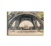 Artopweb EarthArt Plain 53 × 80 cm Cadre fin art mat anti-réflexe léger prêt à accrocher décoration maison art design italien écologique Tour Eiffel Power par Art Studio