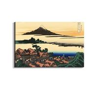 Artopweb EarthArt Plain 53 × 80 cm Cadre Fine Art Mat Anti-Réflexe Léger Prêt à Suspendre Eco-Friendly - Dawn at Isawa in the Kai province detail de Hokusai Katsushika