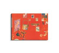 Artopweb EarthArt Plain 58 × 78 cm Cadre Fine Art Mat Anti-Réflexe Léger Prêt à Suspendre Décoration Maison Art Design Italien Eco-Friendly - Homage to Matisse - Le studio rouge d'Art Studio