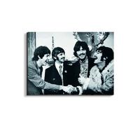 Artopweb EarthArt Plain 58 × 78 cm Cadre Fine Art Mat Anti-Réflexe Léger Prêt à Suspendre Décoration Maison Art Design Italien Eco-Friendly - Homage to The Beatles B&W de Art Studio