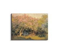 Artopweb EarthArt Plain 58 x 78 cm Cadre fin art mat anti-réflexe léger prêt à accrocher décoration maison art design italien écologique - Homage to Monet - Resting Under The Lilacs