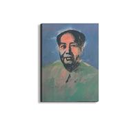 Artopweb EarthArt Plain 78 × 58 cm Cadre Fine Art Mat Anti-Réflexe Léger Prêt à Suspendre Décoration Maison Art Design Italien Eco-Friendly - Homage to Andy - Mao Zedong par Art Studio