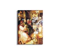 Artopweb EarthArt Plain 78 × 58 cm Tableau Fine-Art mat anti-réflexe léger prêt à accrocher Eco-Friendly - The seven pain Assumption - The twelve-year-old Jesus in the Temple par Albrecht Dürer