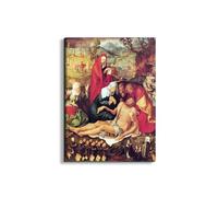 Artopweb EarthArt Plain 80 × 60 cm Cadre fin art mat anti-réfléchissant léger prêt à accrocher décoration maison art design italien écologique - Lamentation of Christ par Albrecht Dürer
