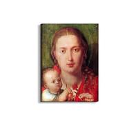 Artopweb EarthArt Plain 80 × 60 cm Cadre fin art mat anti-réfléchissant léger prêt à accrocher décoration maison art design italien écologique - Mary with the carnation par Albrecht Dürer