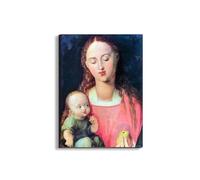 Artopweb EarthArt Plain 80 × 60 cm Cadre fin art mat anti-réflexe léger prêt à accrocher décoration maison art design italien écologique - The Virgin and Child de Albrecht Dürer