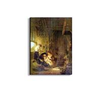 Artopweb EarthArt Plain 80 × 60 cm Cadre fin art mat anti-réflexe léger prêt à accrocher décoration maison art design italien écologique - The Holy Family par Albrecht Dürer