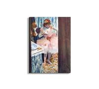 Artopweb EarthArt Plain 80 × 60 cm Cadre Fine Art Mat Anti-Réflexe Léger Prêt à Suspendre Décoration Maison Art Design Italien Eco-Friendly - Dancer in the loge di Degas Edgar