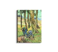 Artopweb EarthArt Plain 80 × 60 cm Cadre Fine-Art Mat Anti-Réflexe Léger Prêt à Suspendre Eco-Friendly - Deux hommes en digging out a tree stump de Van Gogh Vincent