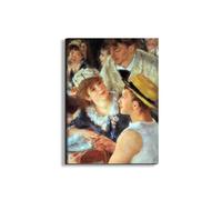 Artopweb EarthArt Plain 80 × 60 cm Cadre Fine-Art Mat Anti-Réflexe Léger Prêt à Suspendre Eco-Friendly - Lunch on the boat party. detail de Renoir Pierre-Auguste