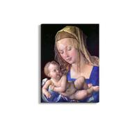 Artopweb EarthArt Plain 80 × 60 cm Tableau fin Art mat anti-réfléchissant léger prêt à accrocher écologique - The Madonna with the pear slices de Albrecht Dürer