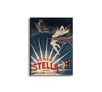 Artopweb EarthArt Plain 80 × 60 cm Tableau Fine-Art Mat Anti-Réflexe Léger Prêt à Suspendre Décoration Maison Art Design Italien Eco-Friendly - Pétrole Étoile d'Art Studio