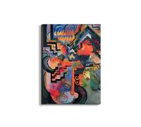 Artopweb EarthArt Plain 80 × 60 cm Tableau Fine-Art Mat Anti-Réflexe Léger Prêt à Suspendre Eco-Friendly - Colored composition (Hommage àì ? Sebastin Johann Bach) par Macke August
