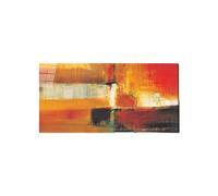 Artopweb EarthArt Total Gloss 50 × 100 cm Tableau brillant à miroir léger, prêt à accrocher, décoration maison, art design italien écologique - Abstract Contrast d'Art Studio