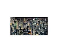 Artopweb EarthArt Total Gloss 50 × 100 cm Tableau brillant à miroir léger, prêt à accrocher, décoration maison, art design italien écologique - New York from Empire par Art Studio