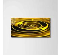 Artopweb EarthArt Total Gloss 50 × 100 cm Tableau brillant à miroir léger, prêt à accrocher, décoration maison, art design italien écologique - Drop of Oil d'Art Studio