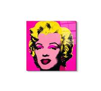 Artopweb EarthArt Total Gloss 50×70 cm | Tableau brillant à miroir, léger et prêt à accrocher | Décoration de la maison Art Design Italien Eco-Friendly - Homage to Andy - Marilyn Monroe I de Art