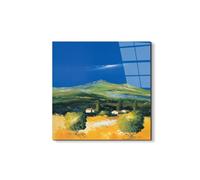 Artopweb EarthArt Total Gloss 50×70 cm | Tableau brillant à miroir, léger et prêt à accrocher | Décoration de la maison Art Design Italien Eco-Friendly - Tuscany Blue Sky par Art Studio