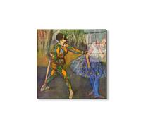 Artopweb EarthArt Total Gloss 50×70 cm | Tableau brillant à miroir, léger et prêt à accrocher | Décoration de la maison Art Design Italien Eco-Friendly - Harlequin and Ancolie de My Store