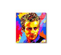 Artopweb EarthArt Total Gloss 50×70 cm | Tableau brillant à miroir, léger et prêt à accrocher | Décoration de la maison Art Design Italien Eco-Friendly - James Dean d'Art Studio