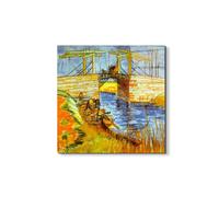 Artopweb EarthArt Total Gloss 50×70 cm | Tableau brillant à miroir, léger et prêt à accrocher | Décoration de la maison Art Design Italien Eco-Friendly - Langlois de Van Gogh Vincent