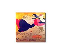 Artopweb EarthArt Total Gloss 50×70 cm | Tableau brillant à miroir, léger et prêt à accrocher | Décoration de la maison Art Design Italien Eco-Friendly - René de Joie de Toulouse-Lautrec
