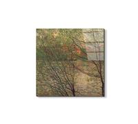 Artopweb EarthArt Total Gloss 50 x 70 cm | Tableau brillant à miroir, léger et prêt à accrocher | Décoration de maison Art Design Italien Eco-Friendly - His bank, the Ile de la Grande Jatte de My