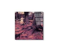 Artopweb EarthArt Total Gloss 50 x 70 cm | Tableau brillant à miroir, léger et prêt à accrocher | Décoration de la maison Art Design Italien Eco-Friendly - Girl in White in the Woods par Van Gogh