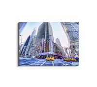 Artopweb EarthArt Total Gloss 58 x 78 cm Tableau brillant à miroir léger prêt à accrocher décoration maison art design italien écologique - Radio city music hall de l'art studio