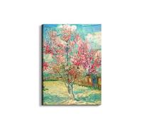 Artopweb EarthArt Total Gloss 78 × 58 cm Tableau brillant à miroir léger, prêt à accrocher, décoration maison, art design italien écologique - Homage to Van Gogh - Souvenir De Mauve par Art Studio