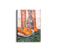 Artopweb EarthArt Total Gloss 80 × 60 cm Tableau brillant à miroir léger prêt à accrocher écologique - Still life with bottle and lemons on a plate par Van Gogh Vincent