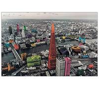 Artopweb London, Colour Splash Panneaux Decoratifs, Bois, Multicolore, 90x60 Cm