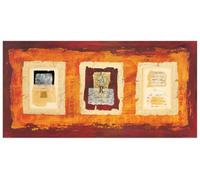 Artopweb Maiocco-Triptyque II Panneaux Decoratifs, Bois d'ingénierie, Multicolore, 100x50 Cm