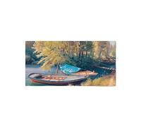 Artopweb MetalArt Materic 50 × 100 cm Tableau matériel 3D effet pinceau robuste prêt à accrocher décoration maison art design italien écologique - River Quiet Place d'Art Studio