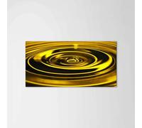 Artopweb MetalArt Materic 50 × 100 cm Tableau matériel 3D effet pinceau robuste prêt à accrocher décoration maison art design italien écologique - Drop of Oil di Art Studio