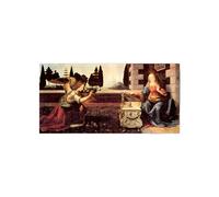 Artopweb MetalArt Materic 50 × 100 cm Tableau matériel 3D effet pinceau robuste prêt à accrocher décoration maison art design italien écologique - Announcement to Maria di Da Vinci Leonardo