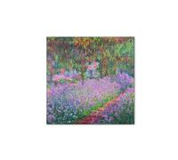 Artopweb MetalArt Materic 50 x 70 cm | Tableau matériel 3D effet brossé, robuste et prêt à accrocher | Décoration de la maison Art Design Italien Eco-Friendly - Artists Garden par Monet Claude