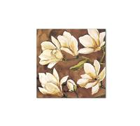 Artopweb MetalArt Materic 50 x 70 cm | Tableau matériel 3D effet brossé, robuste et prêt à accrocher | Décoration de la maison Art Design Italien Eco-Friendly - Magnolia di Art Studio