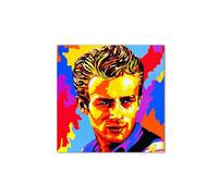Artopweb MetalArt Materic 50 x 70 cm | Tableau matériel 3D effet brossé, robuste et prêt à accrocher | Décoration de la maison Art Design Italien Eco-Friendly - James Dean d'Art Studio