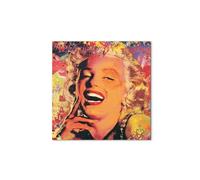 Artopweb MetalArt Materic 50 x 70 cm | Tableau matériel 3D effet brossé, robuste et prêt à accrocher | Décoration de la maison Art Design Italien Eco-Friendly - Homage to Marilyn 15" par Art Studio